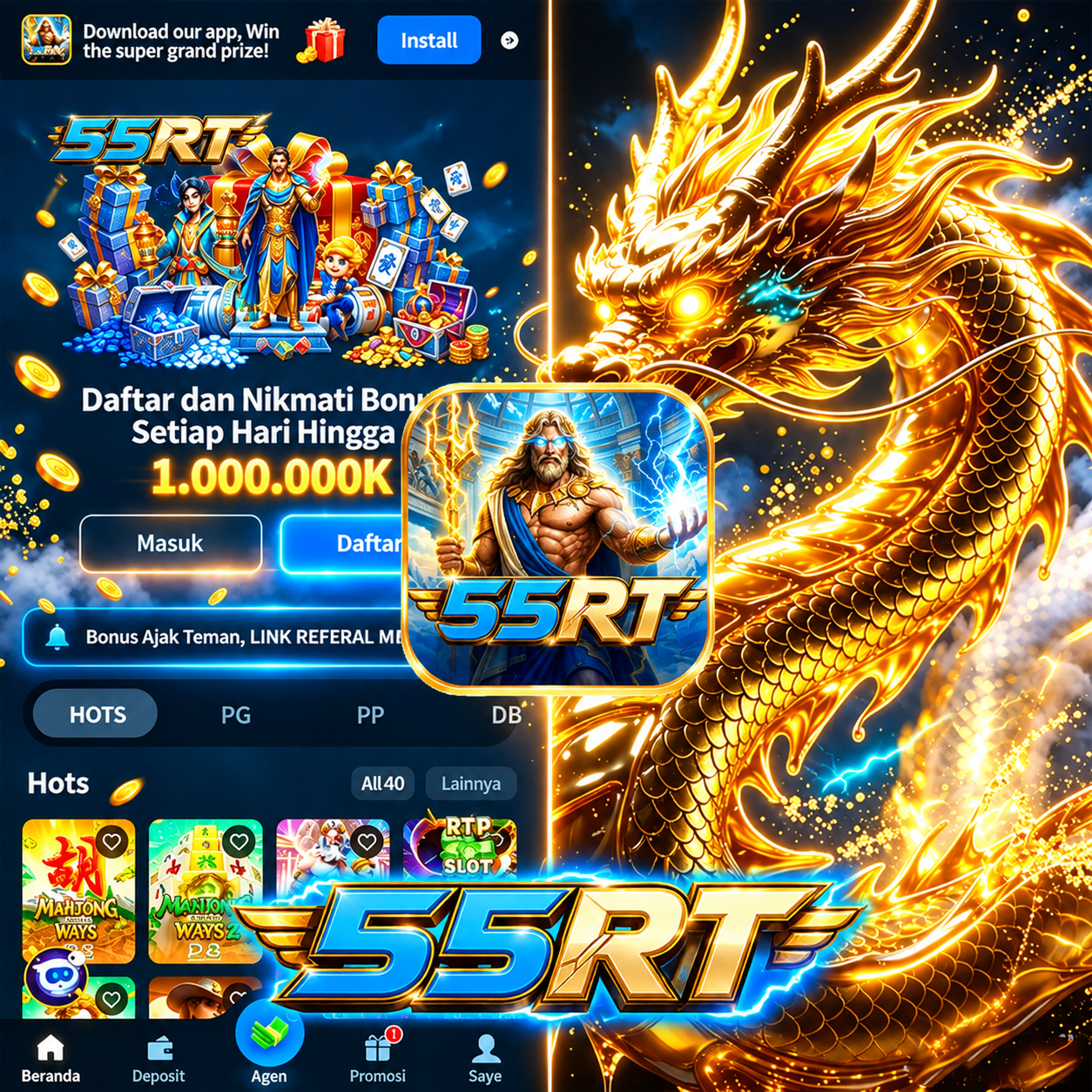55RT - Login 55rt App Mudah